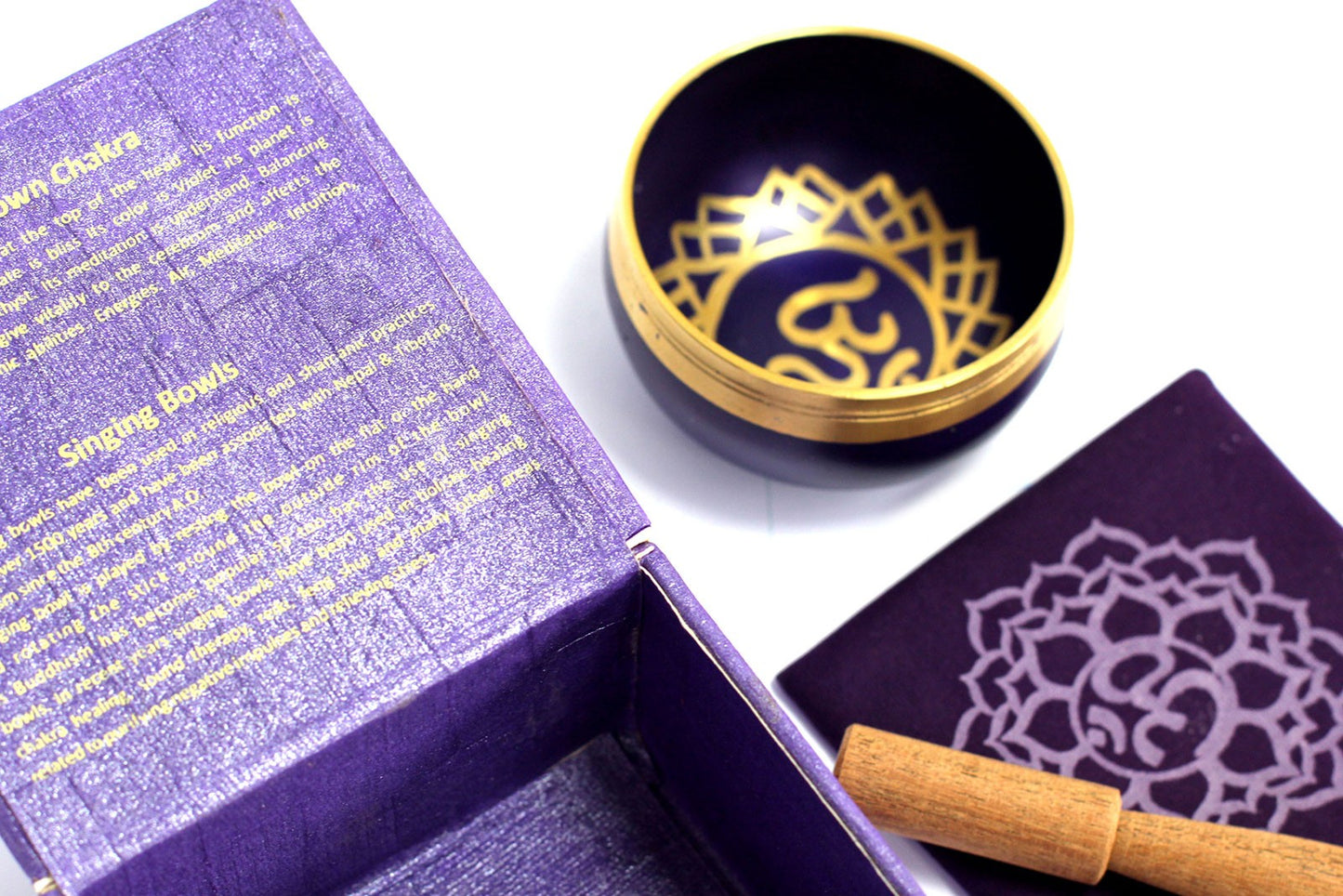 Indian Singing Bowl - Crown Sahasrara Chakra Meditation Singing Bowl